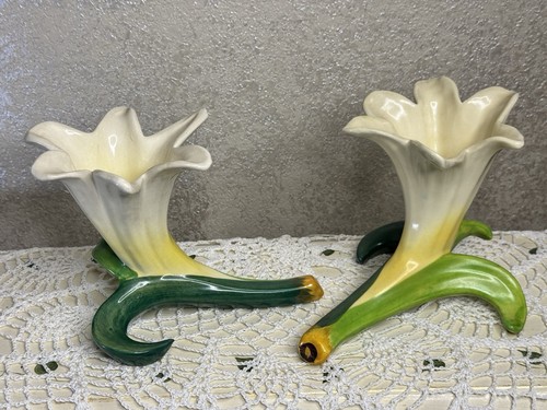 Vintage ceramic easter lily - vintage,